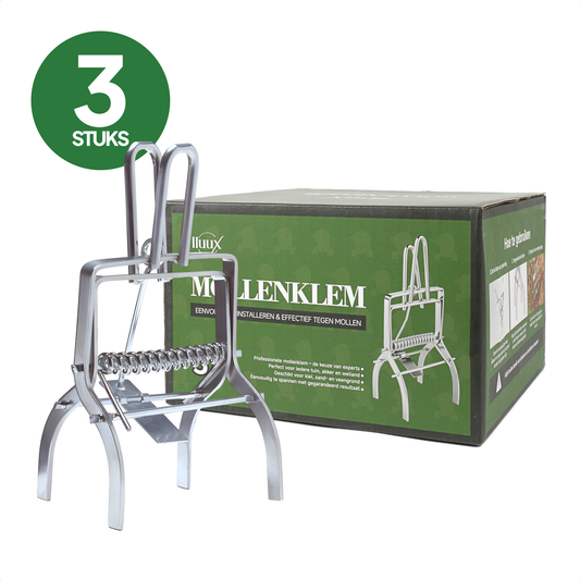 Mollen in de tuin? Zo pak je het praktisch aan met een mollenklem