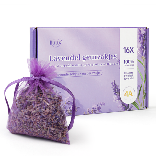 lluux - 16 x6g Lavendel Geurzakjes
