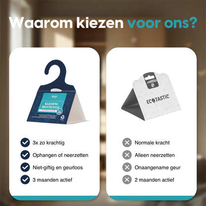 Mottenval Set van 18 stuks