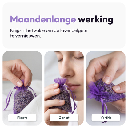 lluux - 16 x6g Lavendel Geurzakjes
