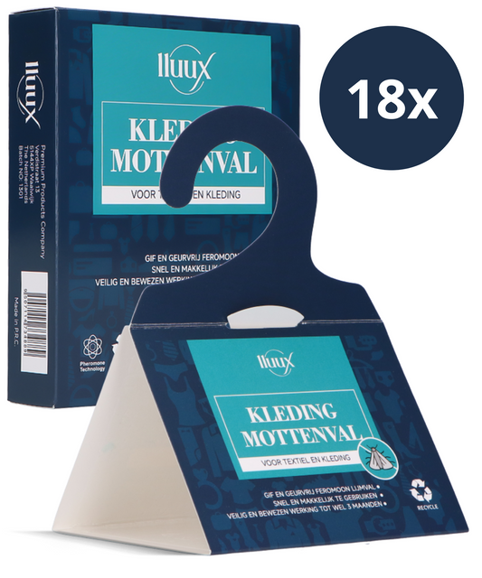 Mottenval Set van 18 stuks
